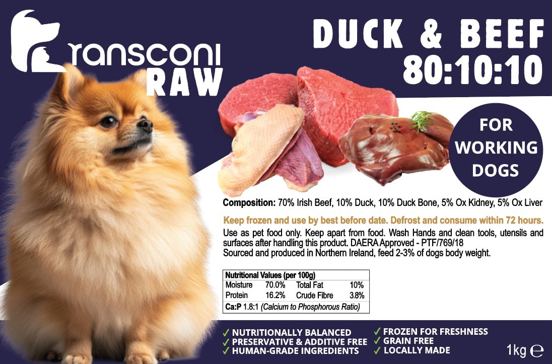 Raw Duck & Beef